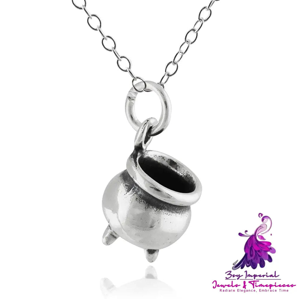 Creative Halloween Wizard’s Cauldron Necklace