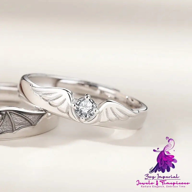 Niche Halloween Wing Ring