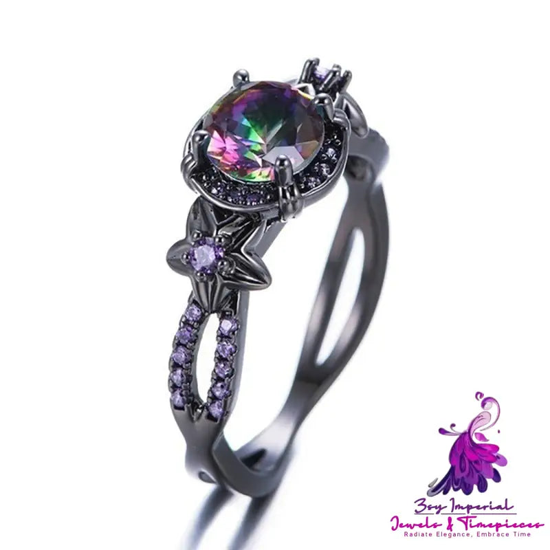 Black Gold Skull Women’s Ring