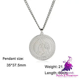 Retro Lightning Pendant Necklace