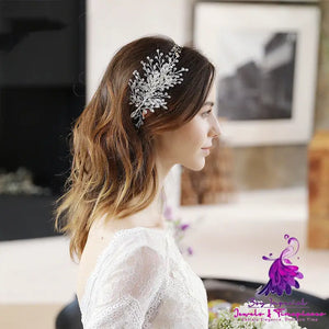 Hand-woven Rhinestone Headband