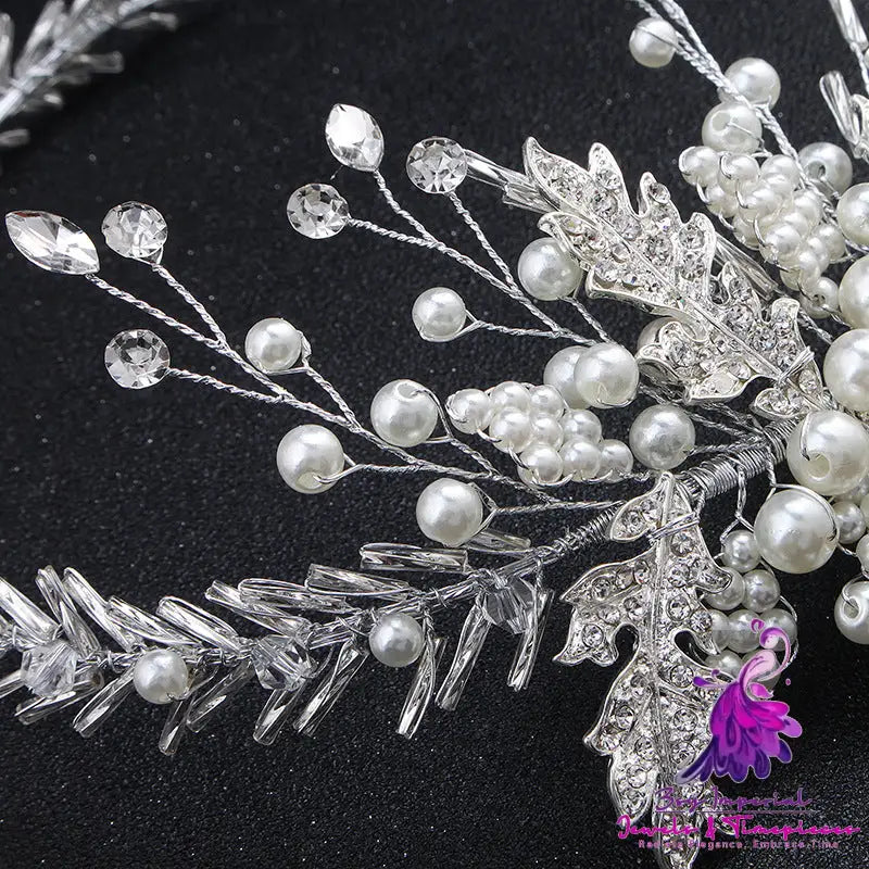 Handmade Pearl Hairband Wedding Dress Accessories