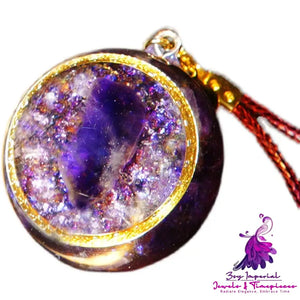 Crystal Meteorite Reiki Pendant Car Hanging