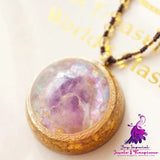 Amethyst Pendant For Two Necklace