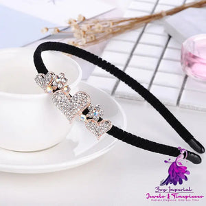 Rhinestone Bow Headband