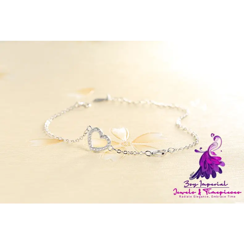 Diamond Heart Bracelet