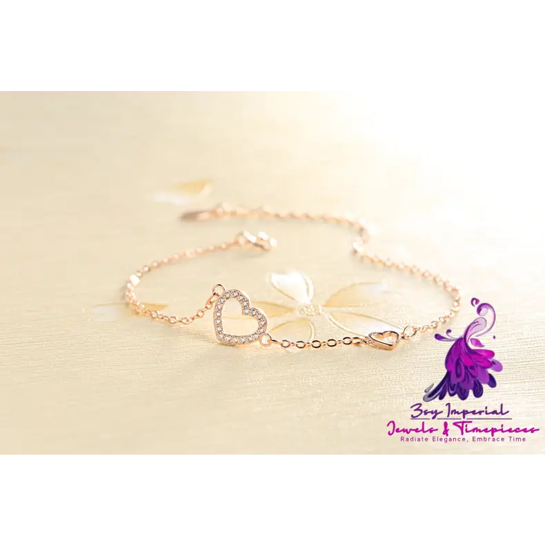 Diamond Heart Bracelet