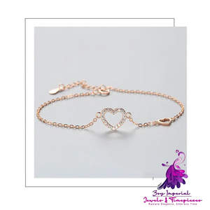 Diamond Heart Bracelet