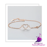 Diamond Heart Bracelet