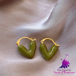 Trendy Heart Love Earrings