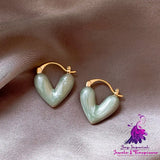 Trendy Heart Love Earrings