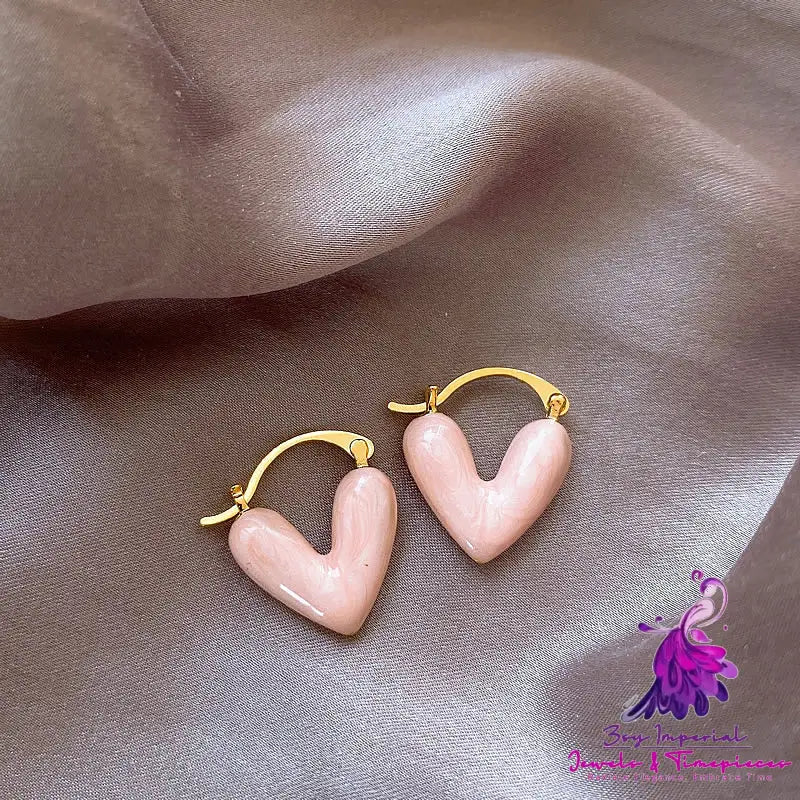 Trendy Heart Love Earrings