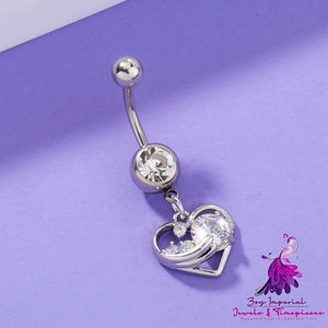 Heart Navel Nail Piercing Jewelry