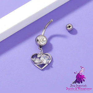 Heart Navel Nail Piercing Jewelry