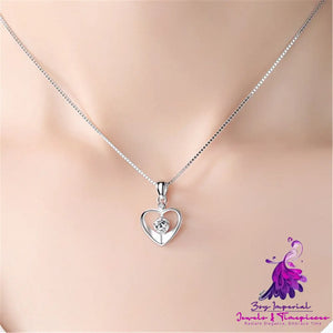 Simple Heart Pendant Necklace