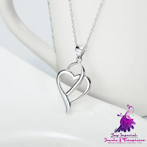 Heart Shape Sterling Silver Necklace