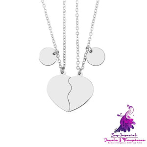 Heart-shaped Puzzle Necklace