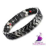 Heart-shaped Titanium Steel Bracelet