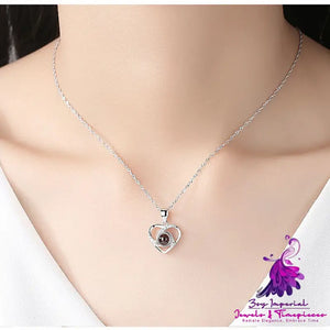 Romantic Photo Projection Necklace