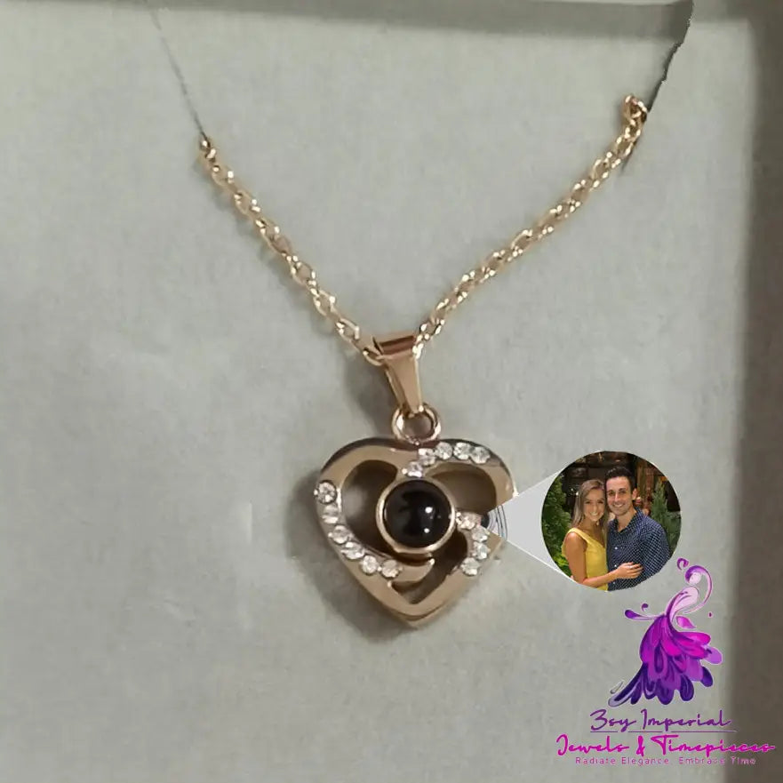 Romantic Photo Projection Necklace