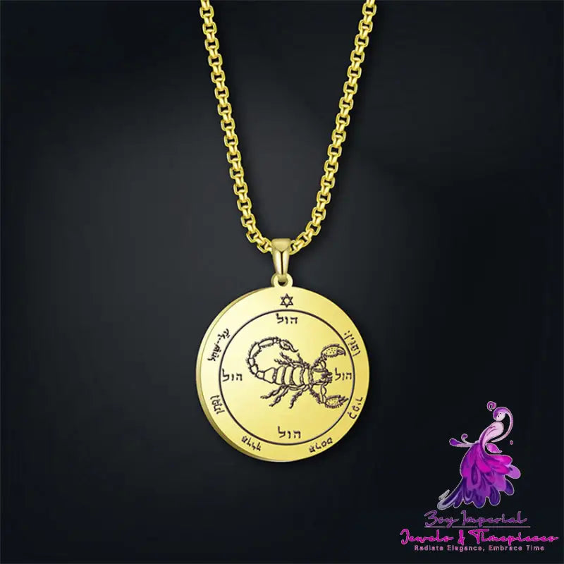 Mysterious Scorpion Pendant Necklace