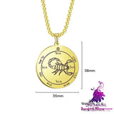 Mysterious Scorpion Pendant Necklace