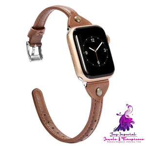 High-end Leather Small Waist Watch