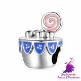 Cartoon Ice Cream Enamel Beads