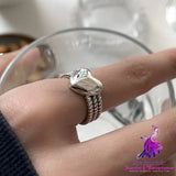 Hollowed Heart Retro Ring