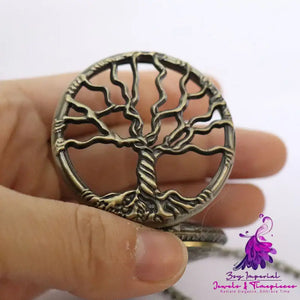 Lucky Tree Style Pocket Watch for Women