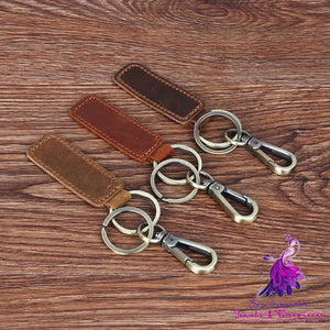 Cow Leather Key Chain with Creativity