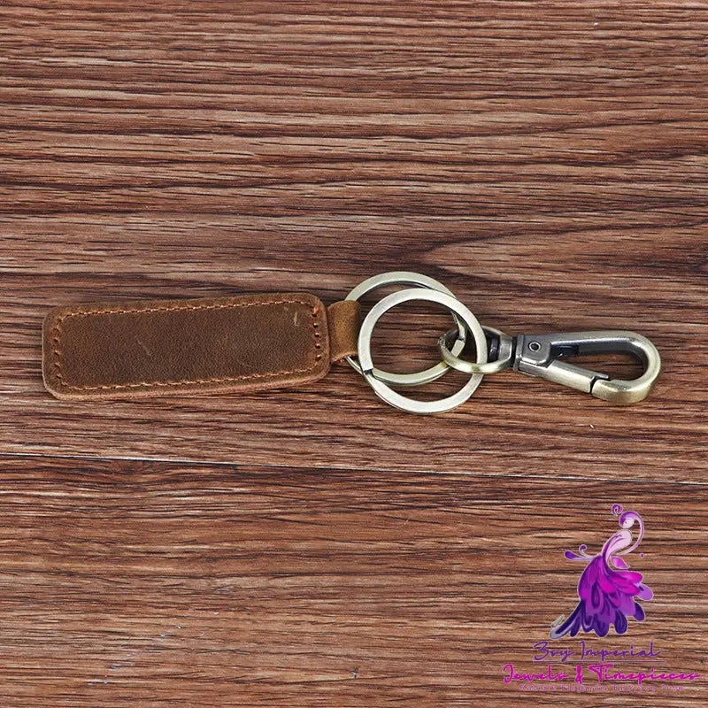 Cow Leather Key Chain with Creativity