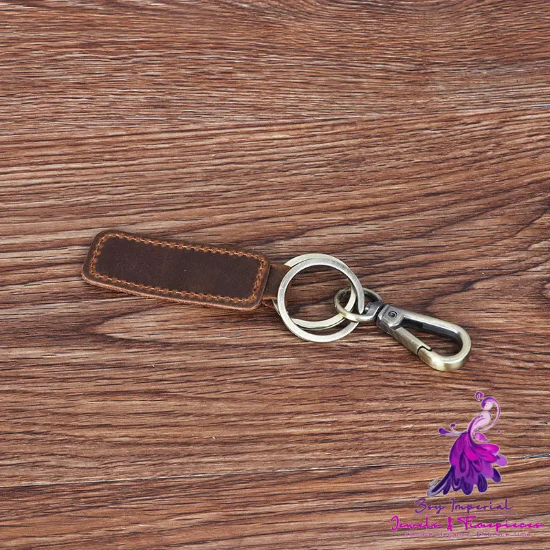 Cow Leather Key Chain with Creativity