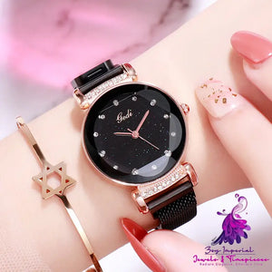 Fashion All-match Simple Wrist Magnet Watch