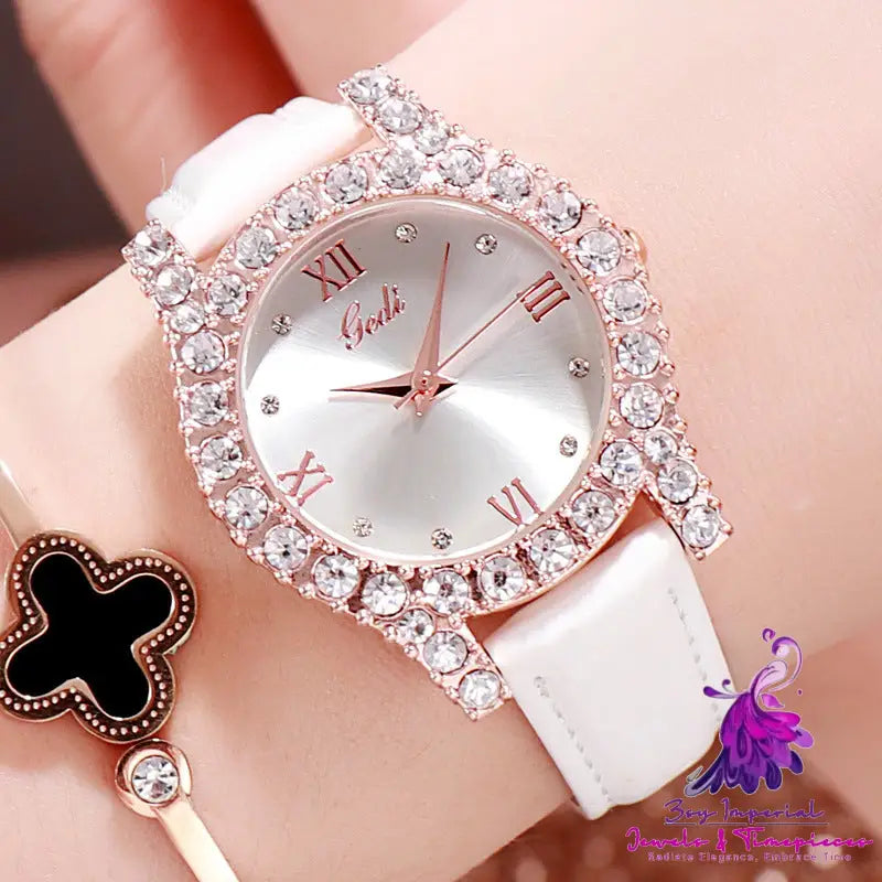 Personality Diamond Casual Ladies Watch