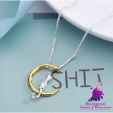 Cat Moon Pendant Necklace