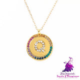 Colorful A-Z Crystal Necklace