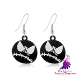 New Halloween Earrings Creative Mummy Ghost