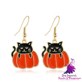 New Halloween Earrings Creative Mummy Ghost