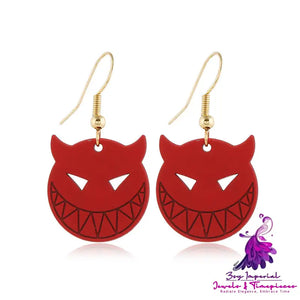 New Halloween Earrings Creative Mummy Ghost