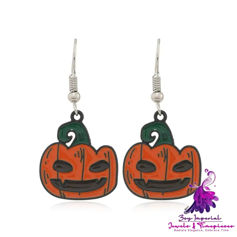 New Halloween Earrings Creative Mummy Ghost