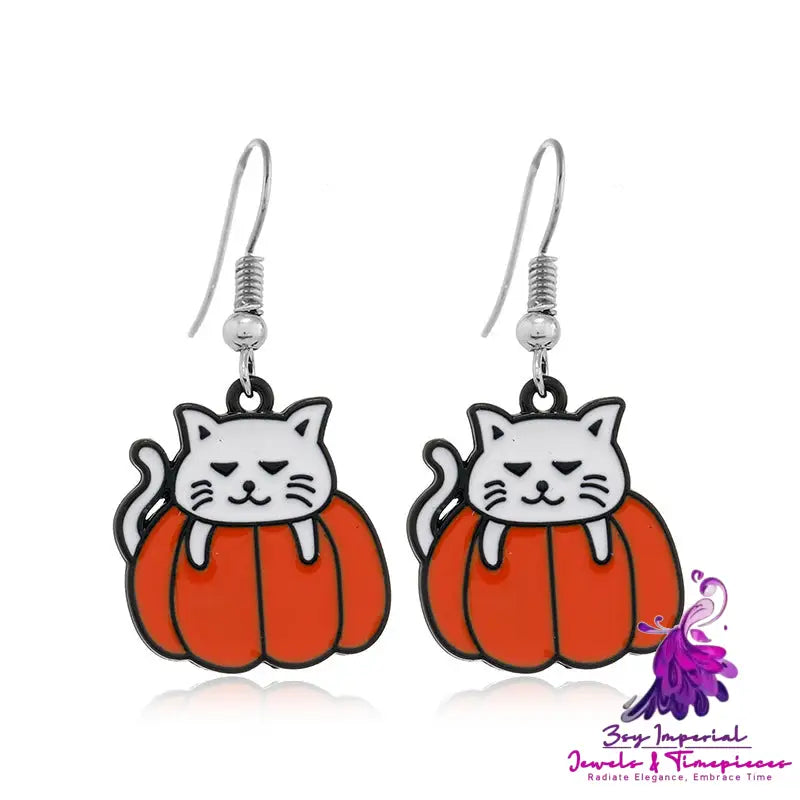 New Halloween Earrings Creative Mummy Ghost