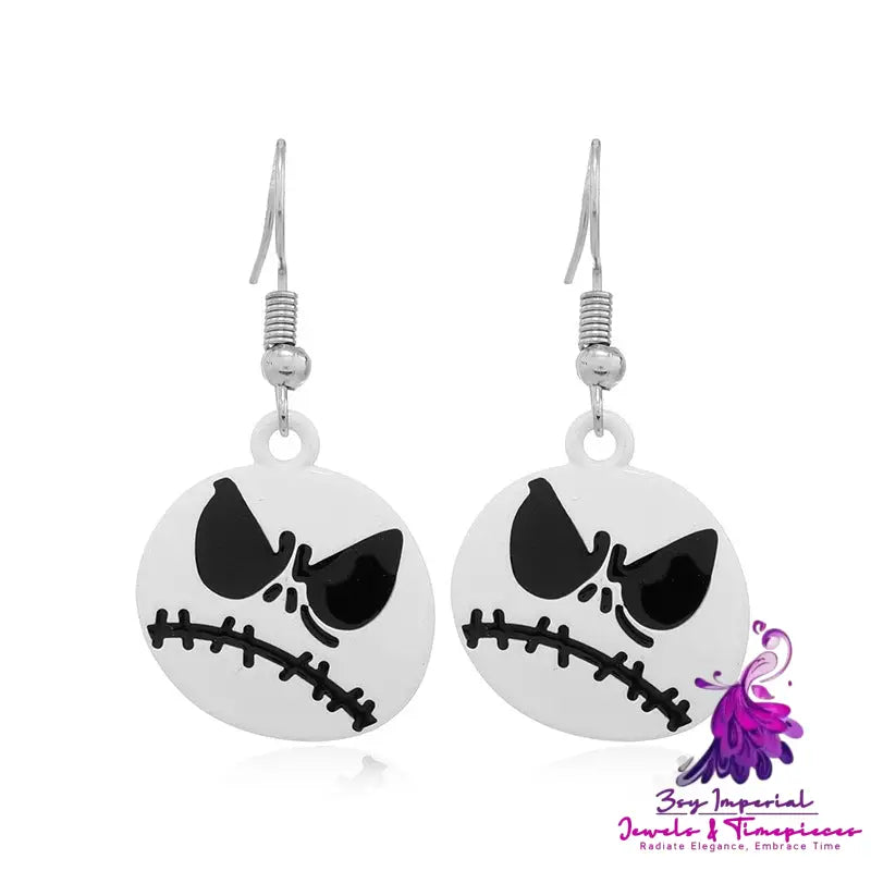 New Halloween Earrings Creative Mummy Ghost