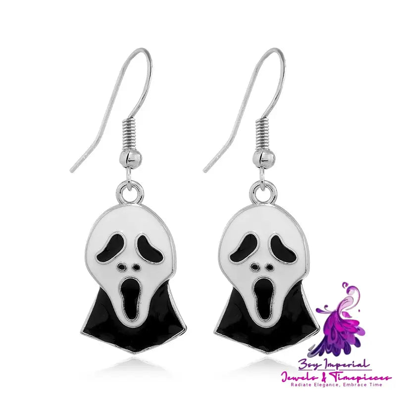 New Halloween Earrings Creative Mummy Ghost