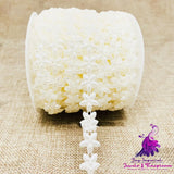 ABS Pearl Five-star DIY Lace Material