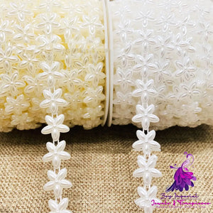 ABS Pearl Five-star DIY Lace Material