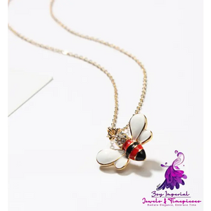 Cute Bee Pendant Necklace for Women