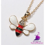 Cute Bee Pendant Necklace for Women