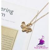 Cute Bee Pendant Necklace for Women