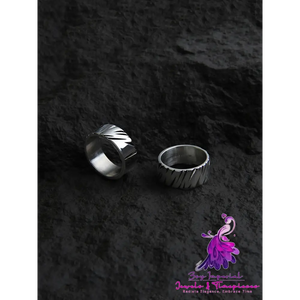 Hip Hop Texture Ring